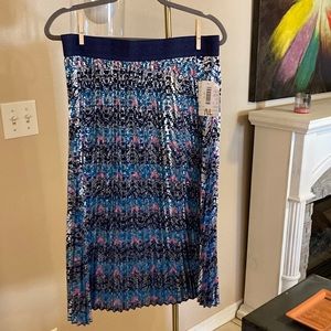 NWT LuLaRoe Jill pleated skirt XL